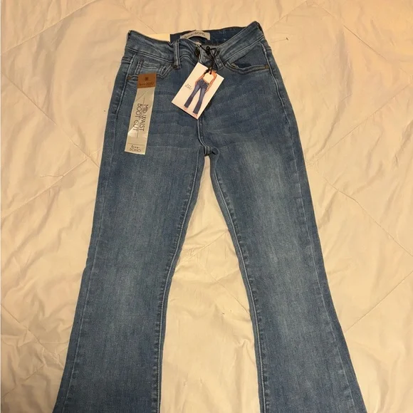 Vintage Blue Flare Wide Leg Jeans - Picture 1 of 3